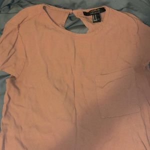 blush colored forever 21 blouse
